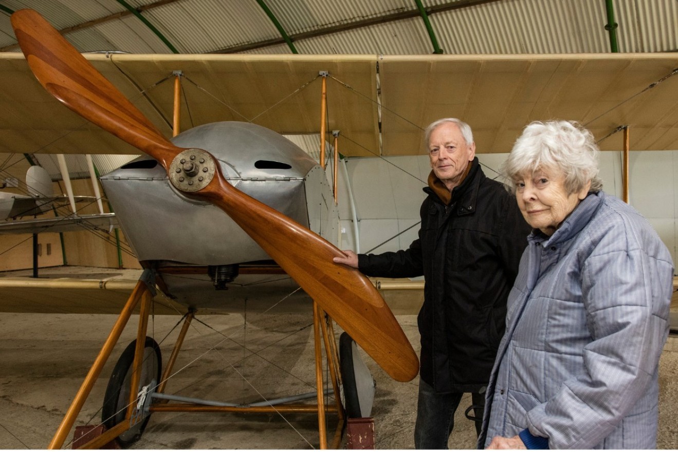 Eleanor Longmire, Capt. Ridley's daughter, and her nephew Nick Kitto