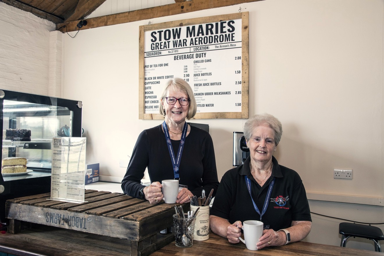 Volunteers in The Airmen's Mess