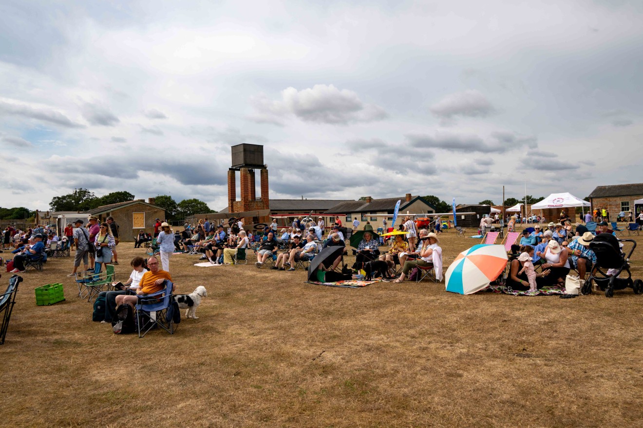Scene from the air show on Sunday, credit Martin Johnson