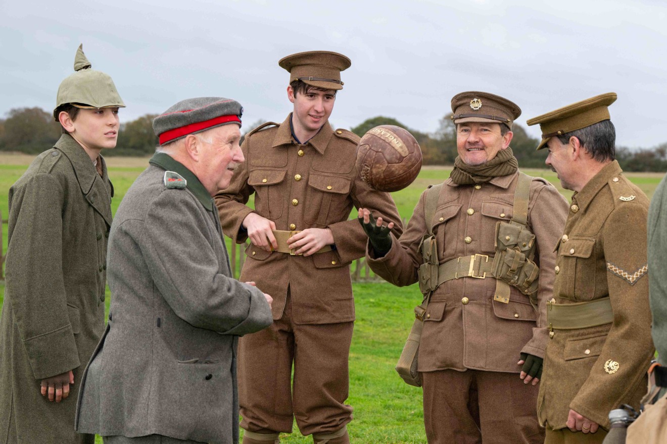Members of 10th Essex Living History Group at last year's Christmas at Stow  pic Martin Johnson