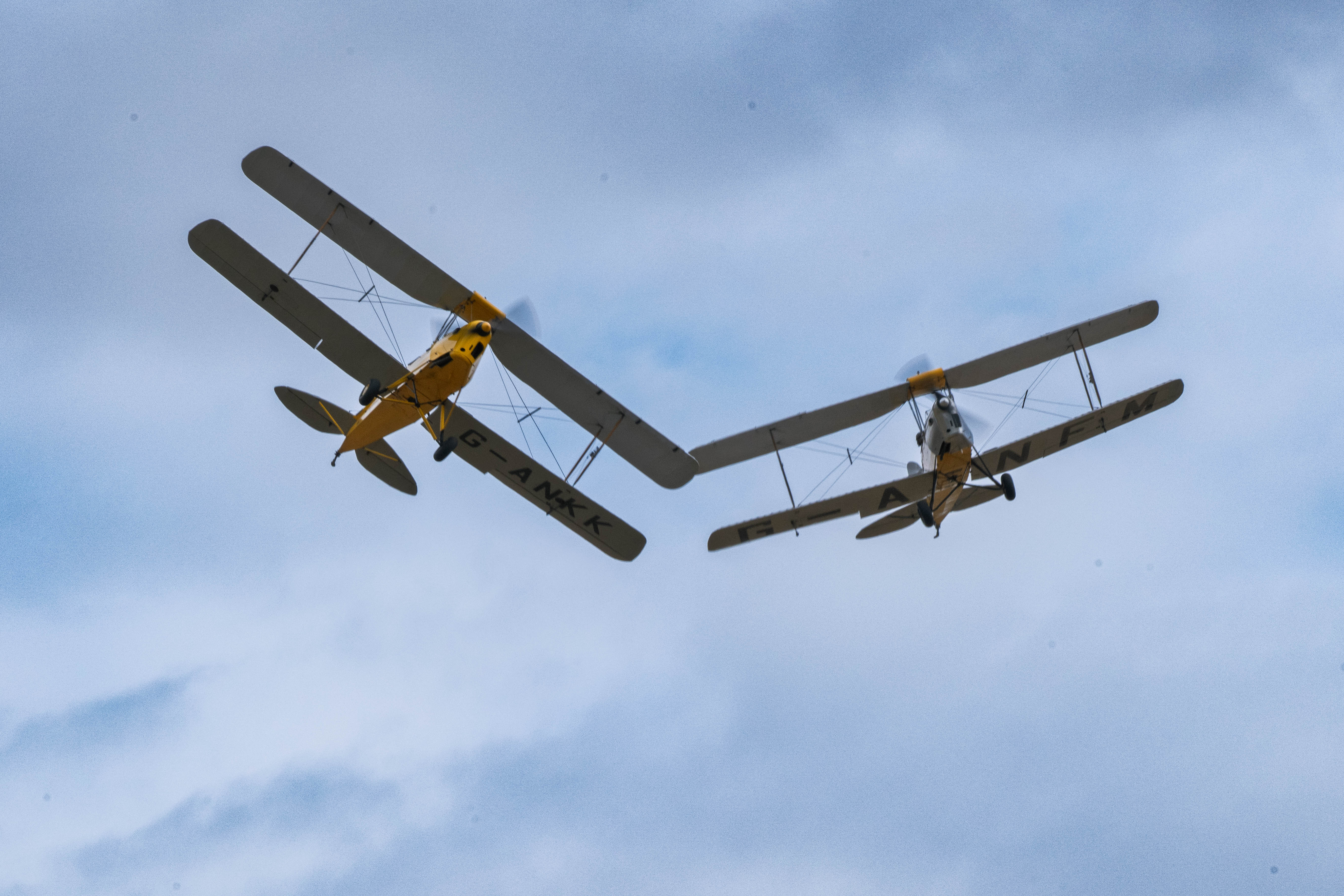 Tiger Nine Team Tiger Moths Photo: M Johnson