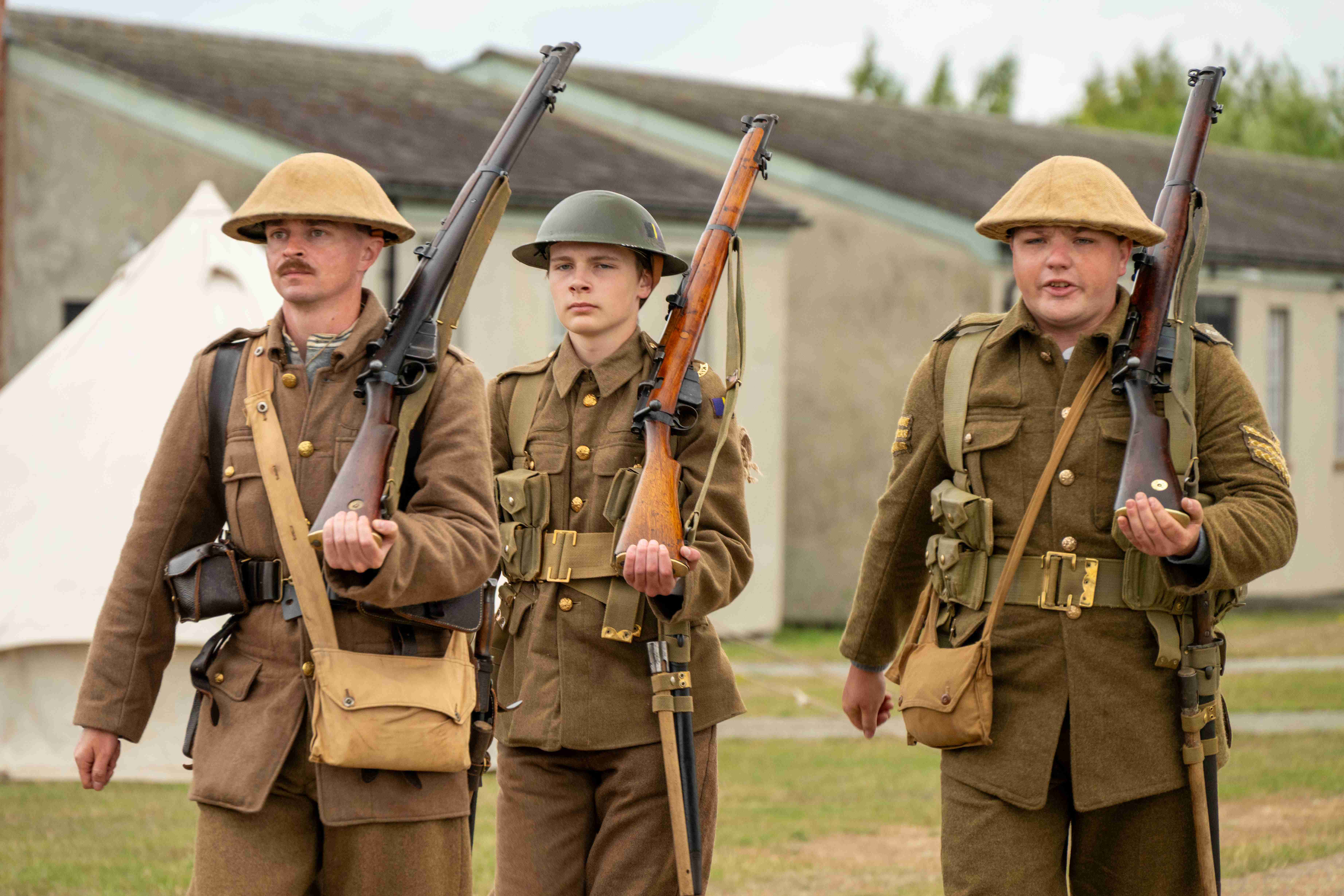 10th Essex Living History Group at Stow Maries Great War Aerodrome Photo: Martin Johnson