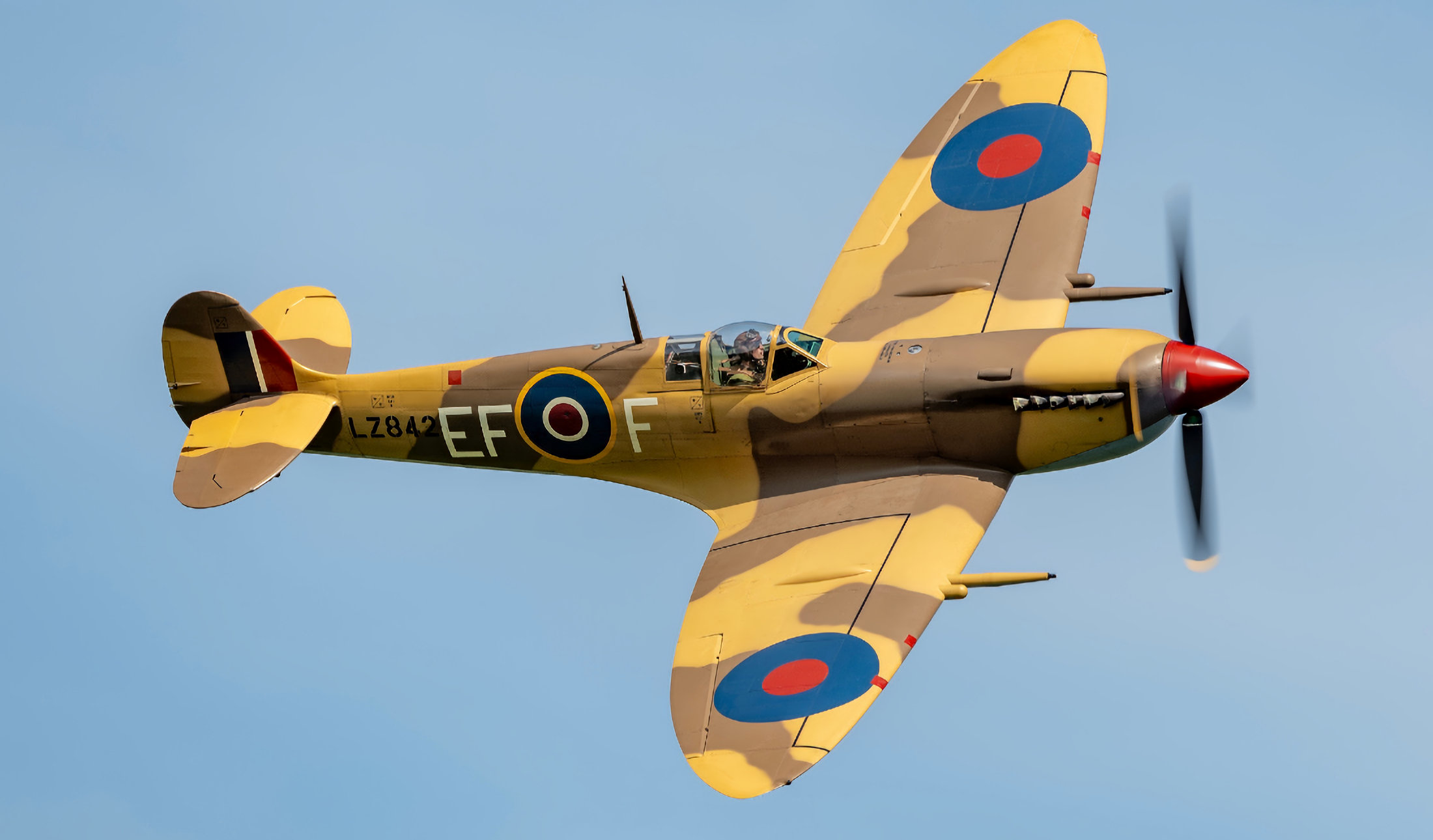 Spitfire                LZ842                is                scheduled                to                appear                at